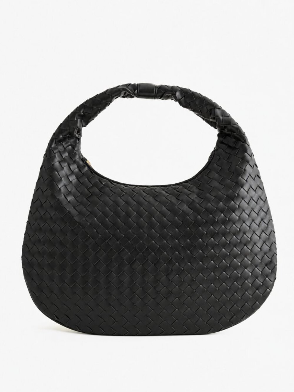 NWOT Abercrombie and Fitch Woven "Everyday Shoulder Bag" in Black